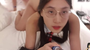 Liu Yue Si Asian Cewek June Liu Digituin Sama Kontol Gede