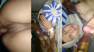 Menggairahkan Gadis Berjilbab Yang Malu-malu Hingga Meleleh Di Wajah