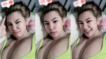 Tiktoker Malas Pamer Belahan Payudara Mulus Menggoda
