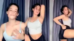 Vivi Bergoyang Menggoda Dengan Baju Putih Transparan Yang Membuat Nafsu Bergelora