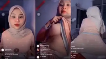 Gadis Manis Membungkuk Menggoda, Bikin Penis Meronta