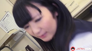 Yui Watanabe, Gadis Kantor Berambut Cokelat, Dan Rekan Kerjanya Beraksi Panas Di Ruang Kerja Tanpa Sensor.