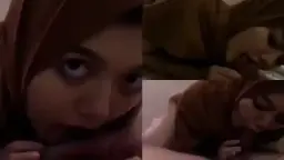 Gadis Berjilbab Cantik Yang Menggoda Dengan Sepongannya