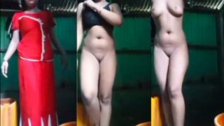 Gadis Telanjang Dari Assam Merekam Aksi Striptis Panas Dalam Video Pribadi
