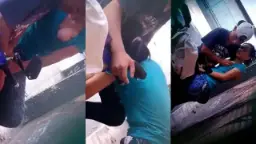 Mengintip Remaja Nakal Meremas Payudara Hingga Mengulumnya