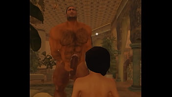 Sapi Arab Berotot Dan Berbulu Tampan Yang Sedang Bercinta