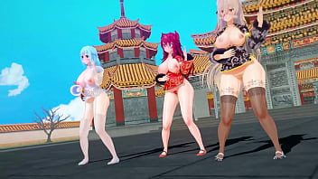 Gadis Virtual Mmd Bergoyang Sensual Dalam Perayaan Imlek 【kkvmd】 (karya 熊野ひろ)